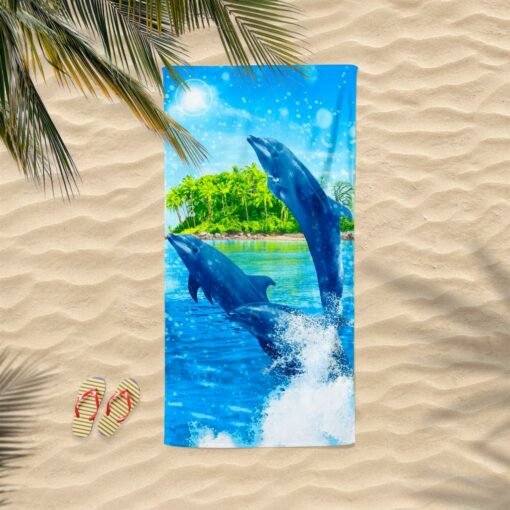 Strandlaken in microfiber, 100 x 180 cm. , ref.308